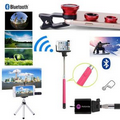 iBank(R)Selfie Stick + Bluetooth Shutter + Tripod + Fisheyes